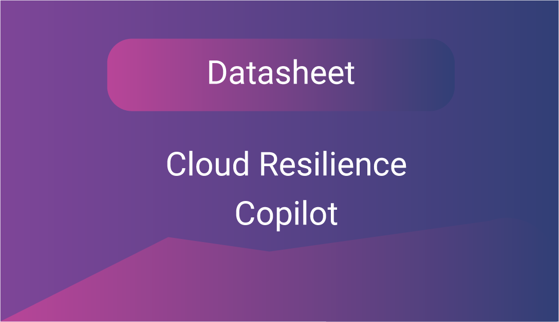 Appranix Cloud Resilience Copilot Datasheet